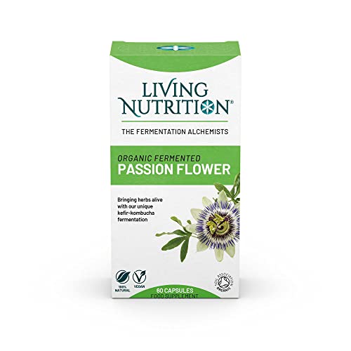 Living Nutrition Organic Fermented Passion Flower Capsules