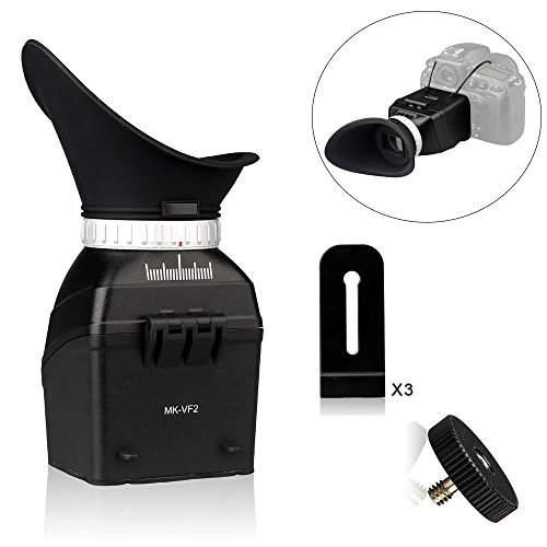 Mcoplus MK-VF2 3X Magnification Universal LCD Viewfinder Extender for 3''-3.2'' Screen Canon Nikon