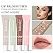 4 PCS Lip Glossy Butter Balm Set, Tinted Lip Balm Instant Moisture and Hydration Lip Gloss, Long Lasting Hydrating Glow Reviver Lip Care Oil, Christmas Makeup Gift for Women