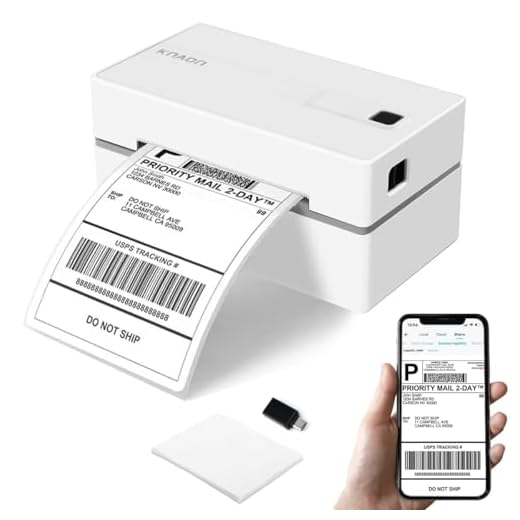 KNAON Bluetooth Thermal Shipping Label Printer