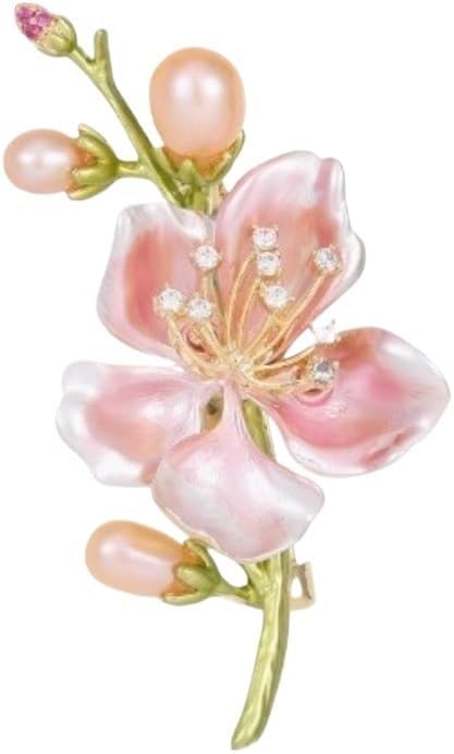 Brooch Pin Jewelry Women Flower Crystal Rhinestone Coat Dress Accessories