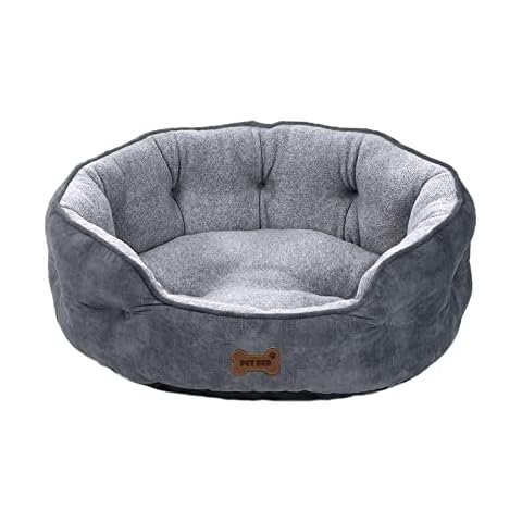 Cama Yeeffia para perros y gatos, lavable y cálida con parte inferior antideslizante Cover