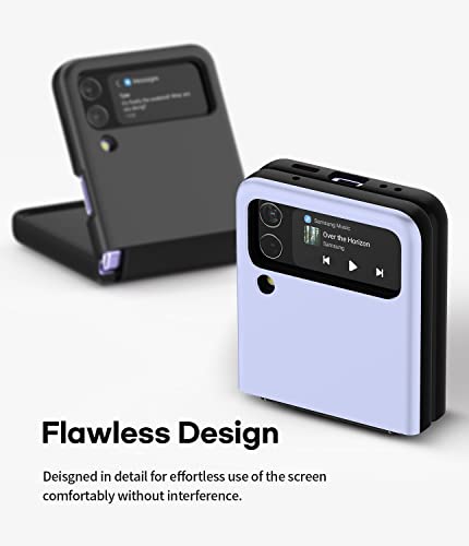 Goospery Fard Case Compatible With Galaxy Z Flip 4 Case With Hinge Coverage, Dual Layered Ultimate Slim Velvet-Like Matte Finish Soft Feeling Coated Tpu Bumper & Hard Pc Back Cover - Lailac Purple #TOP7