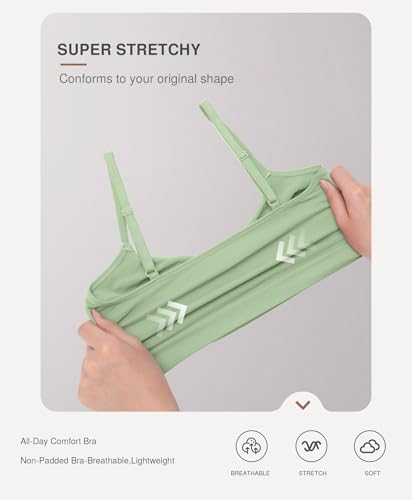 Image of Lover-Beauty Bralettes for Women Wireless Stretch Unlined Everyday Bra