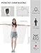 AceFly Disposable Rain Ponchos for Adults 5 Pack-Clear Emergency Waterproof Ponchos with Drawstring Hood
