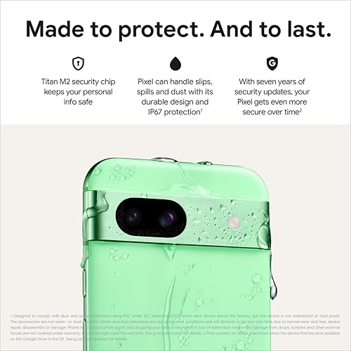 Image of Google Pixel 8a 5G (Porcelain, 8GB RAM + 128GB Storage) | 15.49 cm (6.1 inch) FHD+ Actua Display | 64MP + 13MP AI Camera | 13MP Front Camera | 4404 mAh Battery Tensor G3 Processor