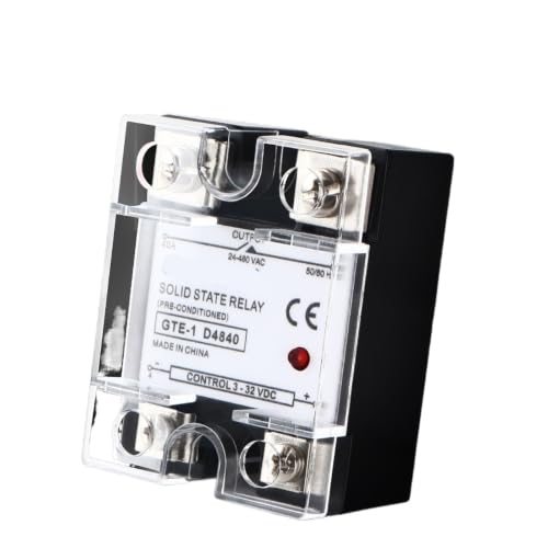 Relais statique AC-AC 40A 24-380V commande monophasée
