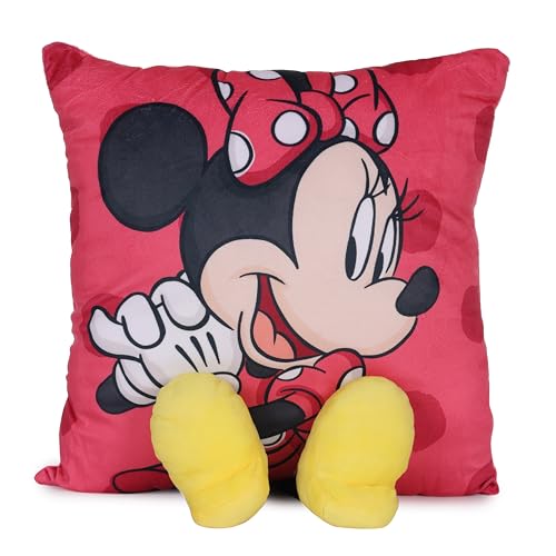 Image of Mirada Mickey Plush Toy with Legs - Soft Stuffed Toy, Cute Pillow for Kids, Birthday Gift for Boys & Girls, Licensed Disney Decor - 35cm