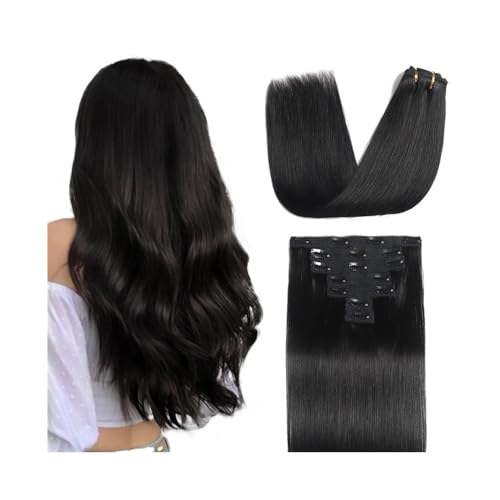 Extensiones de cabello humano con clip para solucionar la falta de volumen y largo al instante