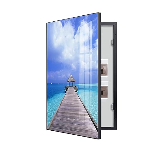 Cache-compteur électrique : peinture décorative pour panneau