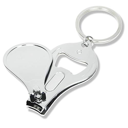 Elechobby Zinc Nail Clipper Bottle Opener Keychain