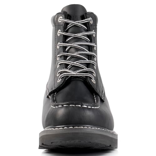 Image of SureTrack 6'' & 8'' Men's Soft Toe Wedge Work Boots, Slip Resistant, EH