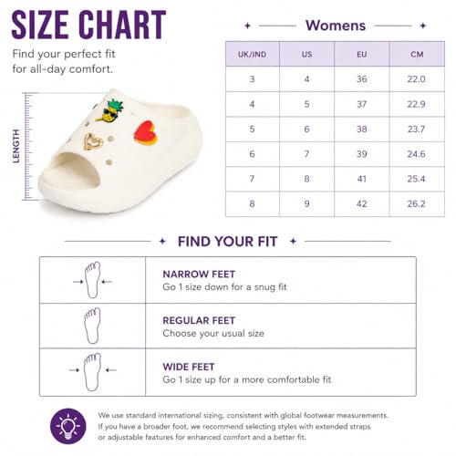 Image of NO SOX Women Orthopedic Slippers Comfortable Slides Flip Flops | Lightweight Anti Slip Sliders for Indoor Outdoor Casual Daily Wear