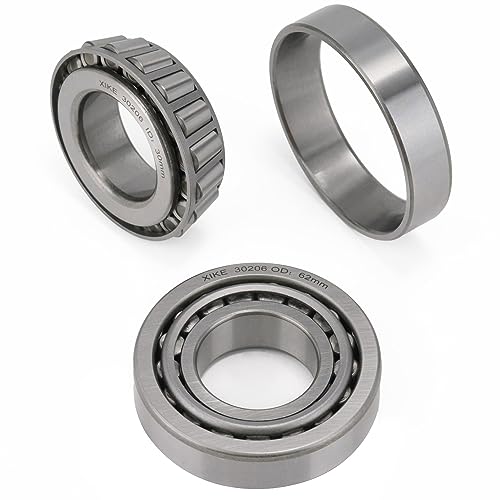 XiKe 2 Stück 30206 Kegelrollenlager 30x62x17.25mm|Passend für DIY|ATV|Auto|LKW|Anhänger Räder|Getriebe&Motor|Industrie|Technik|Landwirtschaft|Garten Maschinen und Reducer.