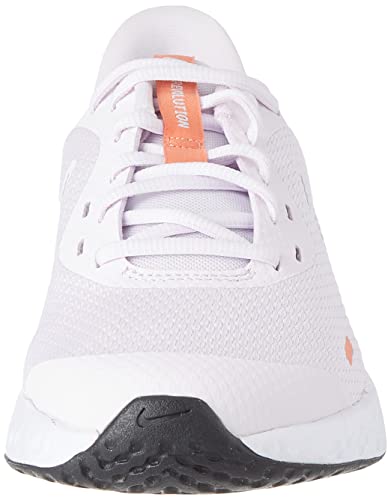 Nike Girls' Grade School Revolution 5, Light Violet/Platinum/Crimson Bliss, 4Y Big Kid2