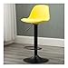 Salle à manger Tabourets de bar fauteuils releveurs moderne pivotant Tabourets de bar en plastique rempli de coton de haute Tabouret réglable en hauteur comptoir bar Tabouret avec Backs Chaise Pub Hom