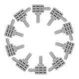 Abaodam 10 Stück L-förmiger Blutdruckmessgerät Armverbinder Adapter für Einzelschlauch Manschette Robuster Bp Anschluss mit Quick Connect Kompakt und Flexibel für Heimgebrauch