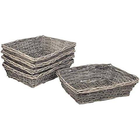 Ehc Hand Woven Wicker Storage Basket Cover