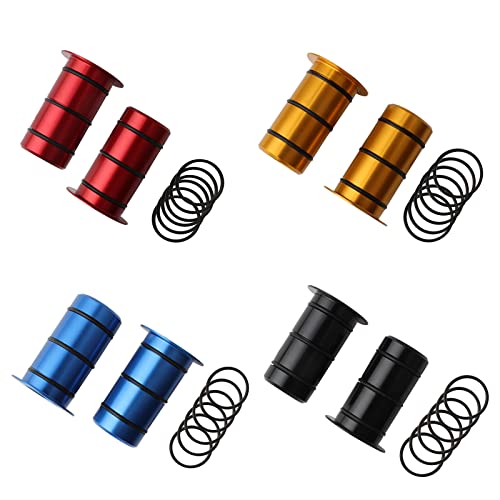 2Pcs/Pack Bike Hub Front Tube Shaft Conversion Seat Adapter Kits Aluminum-Alloy Material And With 6 Black Sealed Rings Front Hub Adapter Aluminum-Alloy Bike Hub Front Tube Shaft Conversion Seat #TOP1
