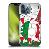 Head Case Designs Italia Vetro Rotto Calcio Custodia Cover Dura per Parte Posteriore Compatibile con Apple iPhone 13 PRO Max