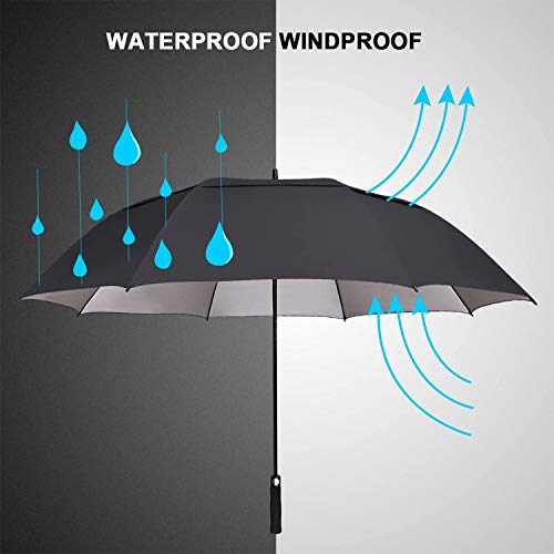 Regenschirm mit UV-Schutz von G4Free, 54 Zoll, winddicht und automatisch