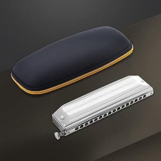 MEIeynt Harmonica, Harmonica chromatique 16 Trous, Orgue à Bouche pour Instrument de Musique pour Adultes, Joueurs… - Les Beatles, Paul McCartney, John Lennon, RIngo Starr, George Harrison MEIeynt Harmonica, Harmonica chromatique 16 Trous, Orgue à Bouche pour Instrument de Musique pour Adultes, Joueurs… – Image 3