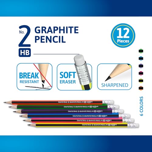 Lápices de madera Pointer HB Grafito multicolor pack 144 miniatura 3
