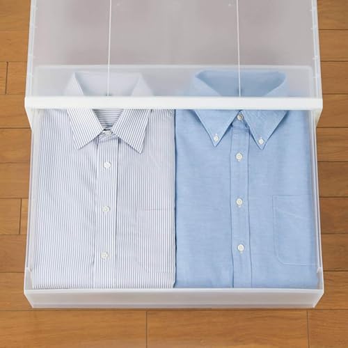 無印良品 ポリプロピレン収納ケース ワイド 小 幅55×奥行44.5×高さ18cm 2個セットサムネイル5