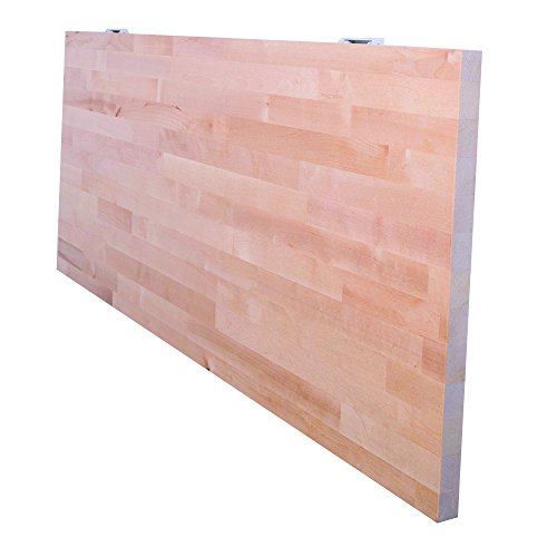 The Quick Bench folding wall mounted workbench with 20
