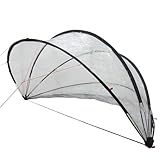 vidaXL Cúpula para Piscina Manual Transparente 405 x 405 x 192 cm PVC,