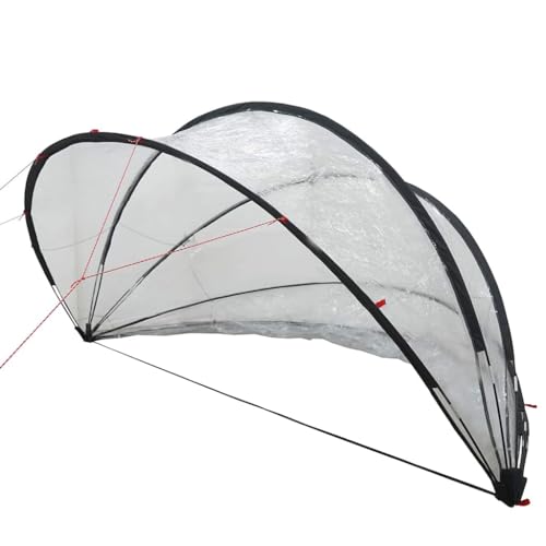 vidaXL Dôme de Piscine Transparent 336 x 322 x 160 cm PVC,