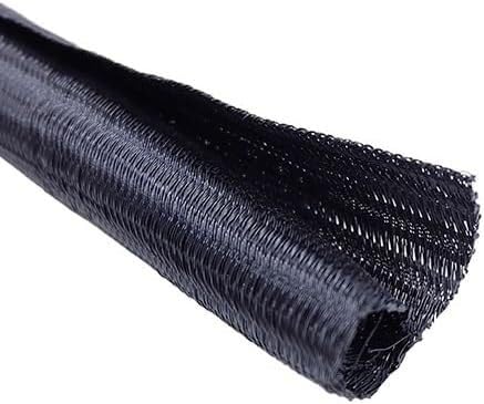 Gaine tressée extensible polyvalente manchon gestion câble PET 32mm organisateur fil 300cm