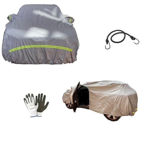 Compatible con Jaguar XE 2.0 D 180 CV aut. Pure Funda para Coche DE Nylon ANTIRRAZADURAS Impermeable EN TAMAÑO XXL Funda Impermeable 572X203X122CM Funda Universal para Coche