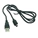 Produktbild Daten-USB-Kabel CB-USB6, USB8 kompatibel mit Olympus C-170, D-425, E-520, FE-120, FE-130, FE-140, FE-200, SP-800UZ, SZ-20, SZ-30MR, TG-810, XZ-1 und viele mehr - siehe Liste