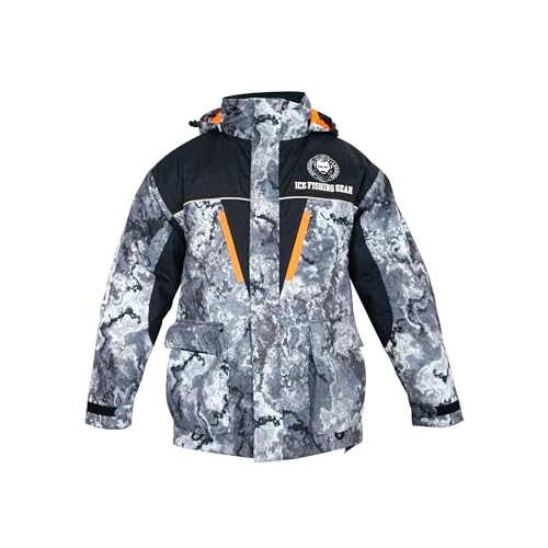 Legendary Camo Ice Fishing Suit Waterproof Gear for Ice Fishing and Snowmobiling2