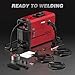 ARCCAPTAIN 160A MIG Welder 110V 220V 4 in 1 Welding Machine Gas MIG, Gasless MIG Flux Core Welder, Lift TIG, MMA Stick Welder, Welder Machine with Synergy for Beginner IGBT Inverter Portable Welder