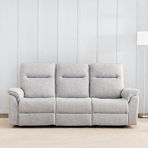 Image of Home Centre | Artise | Fabric | Solid Wood | Recliner Sets | Grey | Sofa Set 3+2 | 1 Year Warranty