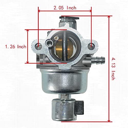 20 853 33-S Carburetor Fits for Kohler 20-853-33S 12-853-117S 20-853-88S 20-853-35S for Kohler SV590 SV591 SV600 SV610 SV620 CV490 Engine Carb with Fuel Pump & Air Filter - Thumbnail 4