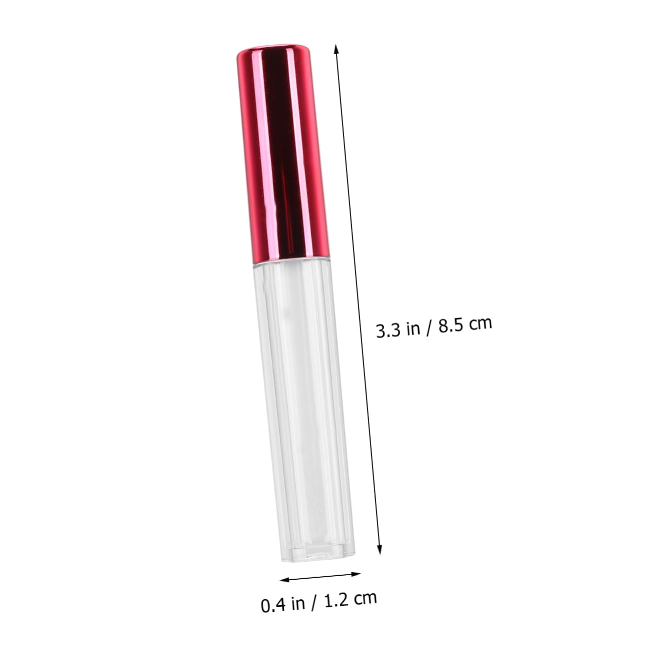 MAGICLULU 30 Pz di sottoimballaggio lucidalabbra rimpolpante trasparente flaconi di per le lip gloss lucidalabbra trasparente labiale multicolore Pacchetto di prova