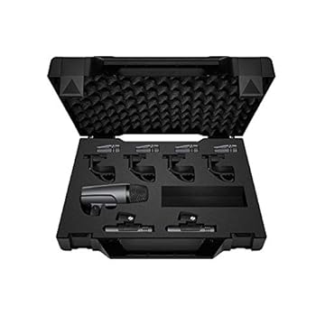 Sennheiser Kit de Microfones para Bateria E600 Preto com 1x E602-II, 4x E604 e 2x E614, XLR-3, Super cardióide, Cardióide, Overhead, 40 - 20000 Hz