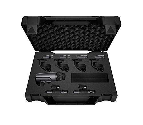 Prolunga a bassa frequenza SENNHEISER E604 KIT DI 4 MICROFONI PER BATTERIA CON CASE