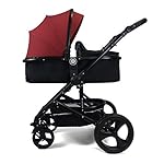 Pixini Kinderwagen Kalani 3in1 Burgunderrot