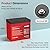 CYCLENBATT 12V 100Ah Mini Lithium Battery, 15000 Cycles 12V Lifepo4 Battery with Low-Temp Protection Built in 100A BMS, 12V Lithium Battery Great for Trolling Motor, RV, Marine Battery, Solar System