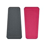 EIOKIT-Silicone-Heat-Resistant-Travel-Mat-Pouch-for-Hair-StraightenerCrimping-IronHair-Curling-IronHair-Curling-WandFlat-IronHair-Waving-Iron-and-Hot-Hair-Styling-Tools-2-Pack