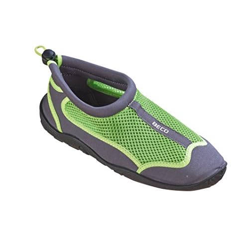 Beco Unisex Aquaschuhe Surfschuhe Stand Up Paddling Wattschuhe N EUe Kollektion Schuhe, Grau/Grün, 38 EU