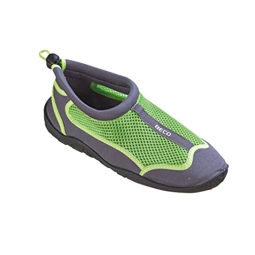 Beco Unisex Aquaschuhe Surfschuhe Stand Up Paddling Wattschuhe N EUe Kollektion Schuhe, Grau/Grün, 38 EU