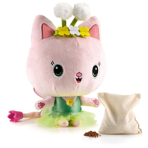 BIOSYNEX - Peluche Bouillotte Micro-Ondable avec Billes d'Argile Gabby et La Maison Magique - Doudou Bien-Être Lavable en Machine - Chaleur Douce et...