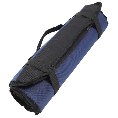 KAILIKETIY Bolsa Enrollable para Chef con Ranuras Gran Capacidad Resistente y Portátil Estuche Organizador para Cuchillos y Utensilios de Cocina con Asa Cómoda