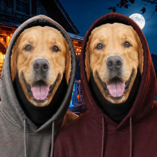 3D Dog Balaclava Face Mask Ugly Realistic Halloween Cosplay Accessories - image 5