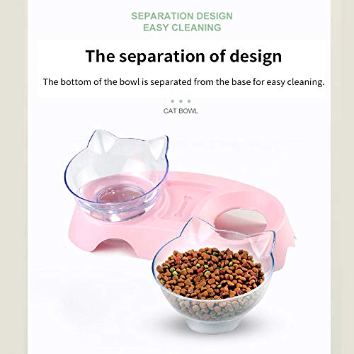 HITECHLIFE Ciotole per Gatti, Gatto Ciotola con